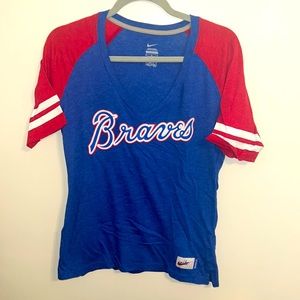 Nike braves v-neck